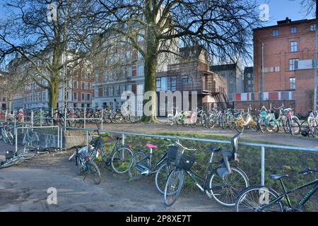 Voitures de transport à Copenhague au Danemark Banque D'Images