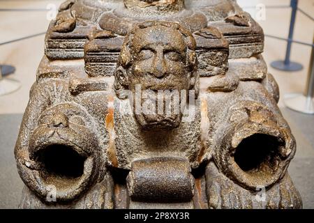 Saint `dos croqus'. Portique de la Gloria, à l'ouest de la cathédrale, cathédrale de Saint-Jacques-de-Compostelle, Saint-Jacques-de-Compostelle.province de Coruña.Espagne Banque D'Images