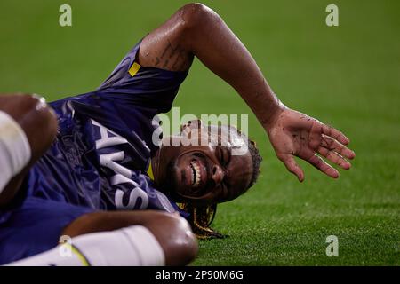 Séville, Espagne. 09th mars 2023. Lincoln (18) de Fenerbahce vu pendant le match de l'UEFA Europa League entre Sevilla FC et Fenerbahce à l'Estadio Ramon Sanchez Pizjuan à Séville. (Crédit photo : Gonzales photo/Alamy Live News Banque D'Images