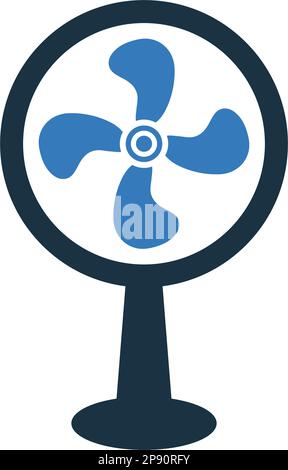 Icône du ventilateur électrique. Idéal pour la conception et le développement de sites Web, de fichiers imprimés et de présentations, d'images de stock, de supports promotionnels, Ilustr Illustration de Vecteur