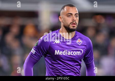 Florence, Italie. 09th mars 2023. Arthur Cabral (ACF Fiorentina) pendant la Fiorentina FC contre Sivaspor, match de football de la Ligue de la Conférence de l'UEFA à Florence, Italie, 09 mars 2023 crédit: Agence de photo indépendante/Alamy Live News Banque D'Images
