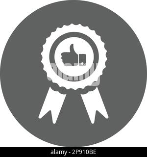 Icône de gestion de la réputation. Vecteur simple bien organisé et conception méticuleuse. Illustration de Vecteur