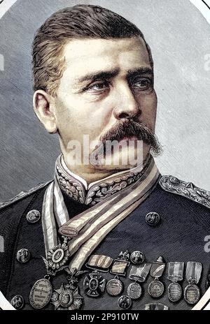 José de la Cruz Porfirio Díaz Mori (15. 1830 - 2 septembre. Juli 1915) war ein mexikanischer General und Politiker, Historisch, digital restaurierte Reproduktion von einer Vorlage aus dem 19. Jahrhundert Banque D'Images