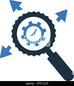 Icône d'optimisation de la réputation. Vecteur simple bien organisé et conception méticuleuse. Illustration de Vecteur