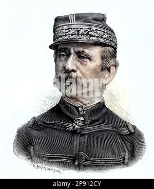 1870 - 1871, Jean-Joseph Frederic Albert Farre, 15. Mai 1816 - 24. März 1887, war ein französischer General und Staatsmann, Historisch, digital restaurierte Reproduktion von einer Vorlage aus dem 19. Jahrhundert Banque D'Images