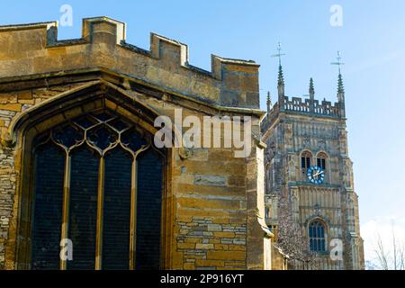 Église Saint-Laurent, Evesham, Worcestershire, Royaume-Uni Banque D'Images