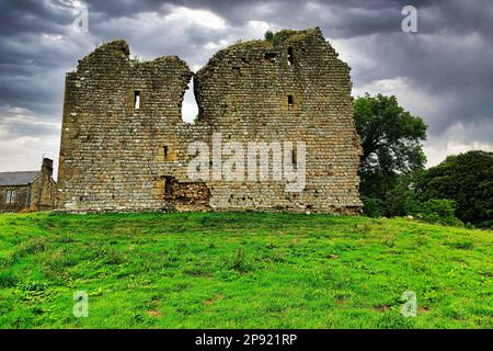 Thirlwall Castle Ruins, 12th Century, Northumberland, Angleterre du Nord, Royaume-Uni Banque D'Images