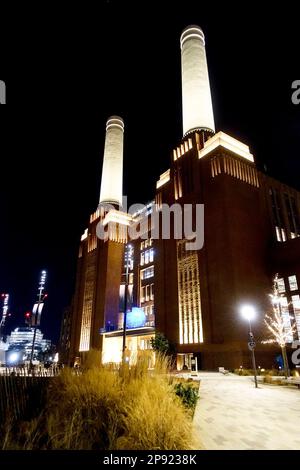 Light Festival, Battersea Power Station , Londres, Royaume-Uni Banque D'Images