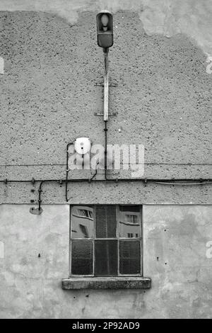 Mur d'un ancien grenier dans le comté d'Ueckermuende Poméranie occidentale Greifswald Mecklenburg-Poméranie occidentale Allemagne Europe Banque D'Images