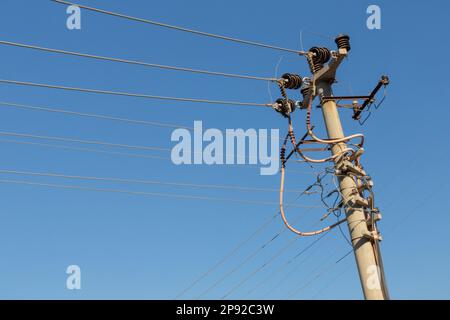 telegraph / pôle utilitaire en Turquie Banque D'Images