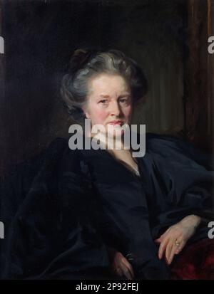 John Singer Sargent - Portrait d'Elizabeth Garrett Anderson était médecin et suffragiste anglais. Banque D'Images