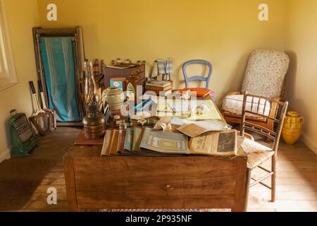 Angleterre, East Sussex, Lewes, Rodmell Village, Maison de Monk l'ancienne maison de Virginia Woolf et son mari Leonard Woolf, Leonard Woolf Garden Study Banque D'Images