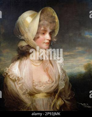 Elizabeth Sophia Baillie (née de Vismes) par l'artiste anglais John Hoppner (1758 -1810), huile sur toile, c. 1795 Banque D'Images