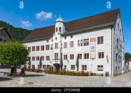 Château de la ville sur la Marienplatz d'Immenstadt im Allgäu, Bavière, Allemagne Banque D'Images