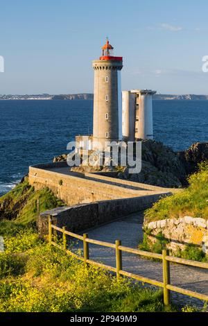 Phare du petit Minou, Bretagne, France Banque D'Images