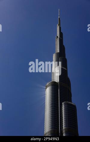 DUBAÏ, ÉMIRATS ARABES UNIS. 14 octobre 2022. Vue du Burj Khalifa à Dubaï, eau crédit: ANT Palmer/Alay Banque D'Images