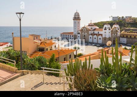 Centre ville de Candelaria, Tenerife, Iles Canaries, Espagne Banque D'Images