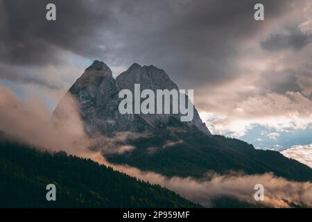 Waxenstein, Garmisch-Partenkirchen, Bavière, Allemagne, Europe Banque D'Images