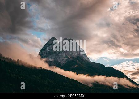 Waxenstein, Garmisch-Partenkirchen, Bavière, Allemagne, Europe Banque D'Images