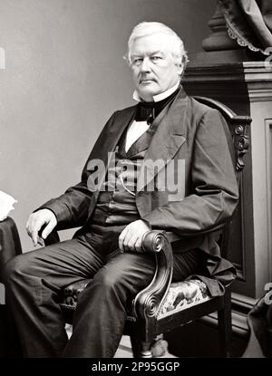 Millard Fillmore ( 1800 – 1874 ) , 13th Président des États-Unis de 9 juillet 1850 à 4 mars 1853 . Photo de Matthew Brady , vers 1860 . - Presidente della Repubblica - Etats-Unis - ritratto - portrait - cravatta - cravate - collet - colletto - ETATS-UNIS - STATI UNITI --- Archivio GBB Banque D'Images