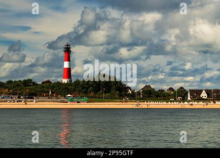 Phare Hörnum, île de Sylt Banque D'Images