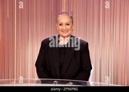 Rome, Italie. 10th mars 2023. Rome : Rai studios via Teulada . Cinq minutes . Photo : Carolyn Smith crédit : Agence de photo indépendante/Alamy Live News Banque D'Images