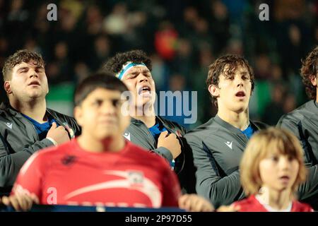 Trévise, Italie. 10th mars 2023. Italie en U20 - Italie vs pays de Galles, Rugby six Nations match à Trévise, Italie, 10 mars 2023 Credit: Independent photo Agency/Alamy Live News Banque D'Images