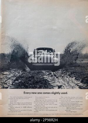 Vintage 'Life' Magazine 14 juin 1968 annonce de publication, États-Unis Banque D'Images