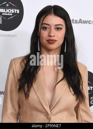 Beverly Hills, Californie, États-Unis 10th mars 2023 l'actrice Amber Midthunder participe aux Prix des publicistes annuels 60th de la Guilde internationale des cinéastes sur 10 mars 2023 à l'hôtel Beverly Hilton de Beverly Hills, Californie, États-Unis. Photo de Barry King/Alay Live News Banque D'Images