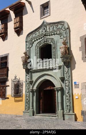 Kolumbianische Bibliothek im Kolumbus-Haus, Gran Canaria, Espagnol, Las Palmas Banque D'Images