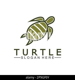 Icône tortue, illustration vecteur tortue de mer, logo pour boutons, sites Web, applications mobiles et autres besoins de conception Illustration de Vecteur