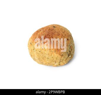 Délicieux falafel plat boule isolée sur blanc Banque D'Images