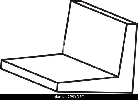 illustration de l'icône de vecteur de symbole de profil de poutre métallurgique en acier Illustration de Vecteur