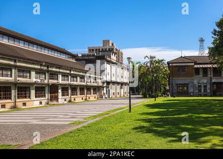 17 novembre 2022: Parc des industries culturelles et créatives Hualien, alias une zone, dans la ville de hualien, taïwan. Le bâtiment était le site de brassage du vin rouge Banque D'Images