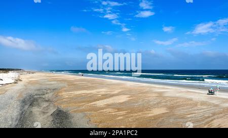 Île Amelia, FL Etats-Unis - 21 octobre 2023: La plage au parc national de l'île Little Talbot près de l'île Amelia, FL Banque D'Images