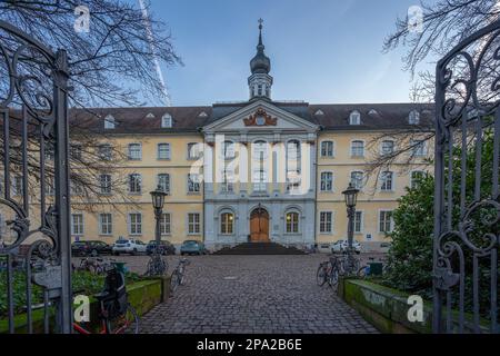 Seminarium Carolinum Building ancienne école jésuite, qui fait maintenant partie de l'université de Heidelberg, en Allemagne Banque D'Images