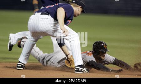 Minnesota Twins' Justin Morneau is shown during to a baseball game against  the Kansas City Royals Thursday, Sept. 13, 2012 in Minneapolis. (AP  Photo/Jim Mone Stock Photo - Alamy