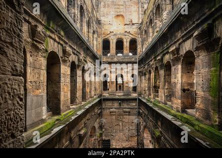 Porta Nigra Cour intérieure - Trèves, Allemagne Banque D'Images