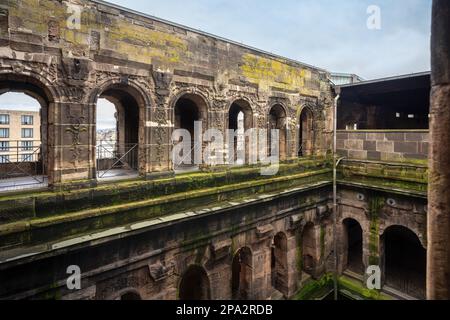 Porta Nigra Cour intérieure - Trèves, Allemagne Banque D'Images