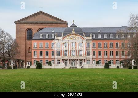 Palais électoral et Aula Palatina (Basilique de Constantine) - Trèves, Allemagne Banque D'Images