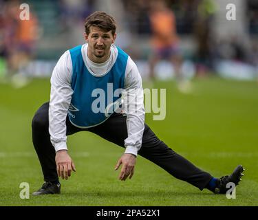 Londres, Royaume-Uni. 11th mars 2023. 11th mars 2023 ; Twickenham Stadium, Londres, Angleterre : six Nations International Rugby England versus France ; Ben Curry d'Angleterre pendant l'échauffement crédit : action plus Sports Images/Alay Live News Banque D'Images