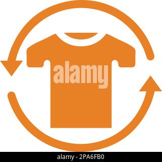 Icône du guide des tailles de vêtements, graphiques vectoriels pour une utilisation variée. Illustration de Vecteur