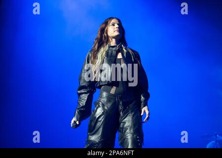 Fletcher en direct à l'AO Arena Manchester, Royaume-Uni, le 10th mars 2023. Banque D'Images