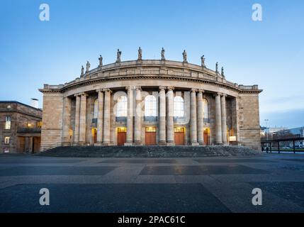 Façade de l'Opéra de Stuttgart (Staatstheater) - Stuttgart, Allemagne Banque D'Images