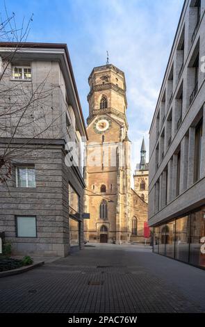 Stiftskirche (Collégiale) - Stuttgart, Allemagne Banque D'Images