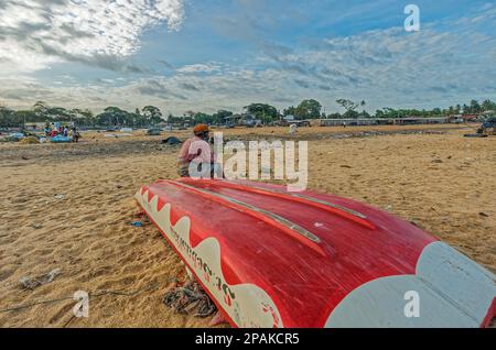 09 13 2007 Negombo, Sri Lanka activités de pêche et de pêche Negombo au Sri Lanka. Asie Banque D'Images