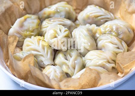 Raviolis à la vapeur Banque D'Images