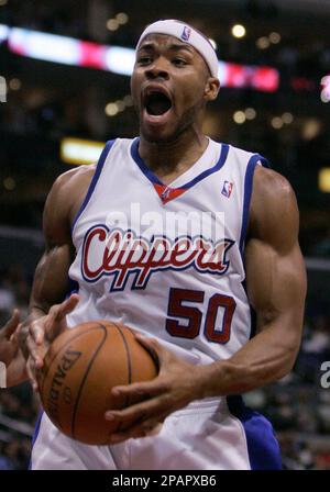 Los Angeles Clippers Corey Maggette (50) is shown during their game against  the Washington Wizards played at the Verizon Center in Washington, D.C.,  Friday night, January 5, 2007. (Harry E. Walker/MCT/Sipa USA