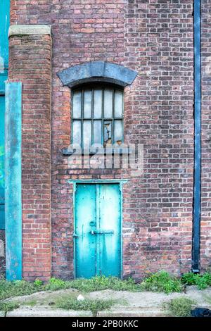 Porte d'entrée de l'entrepôt des quais de Liverpool Banque D'Images