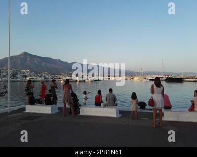 Puerto Banús. Marbella, Espagne. Banque D'Images